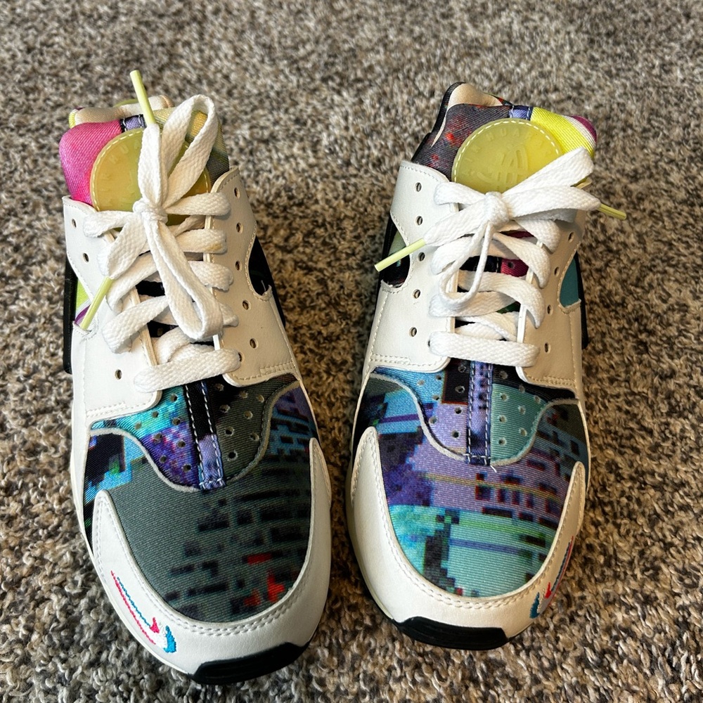 Women’s  White Multi-Color Athletic Sneakers